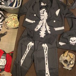 Lil Boys Skeleton Costume 
