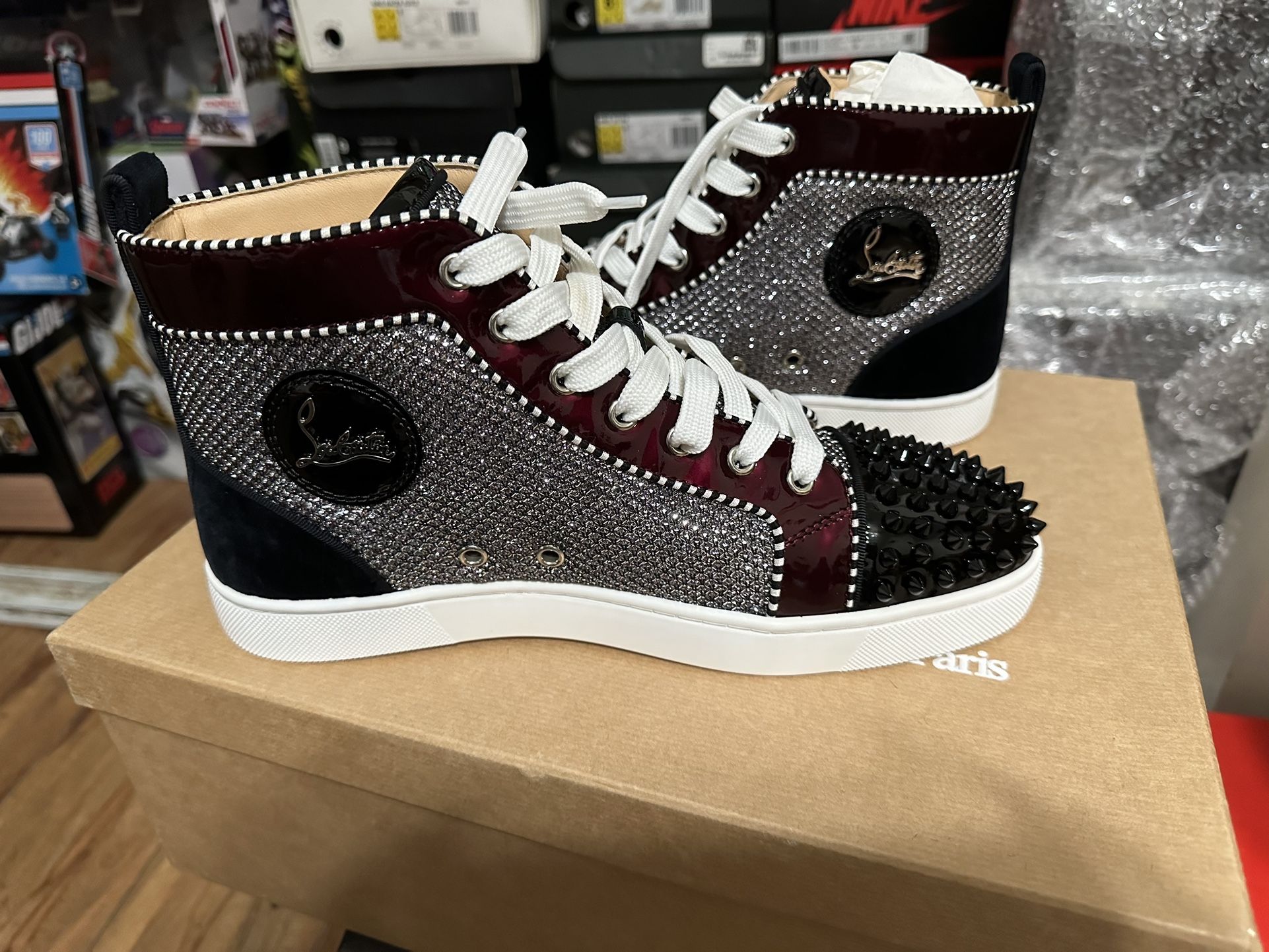 Christian louboutin high shop top spikes