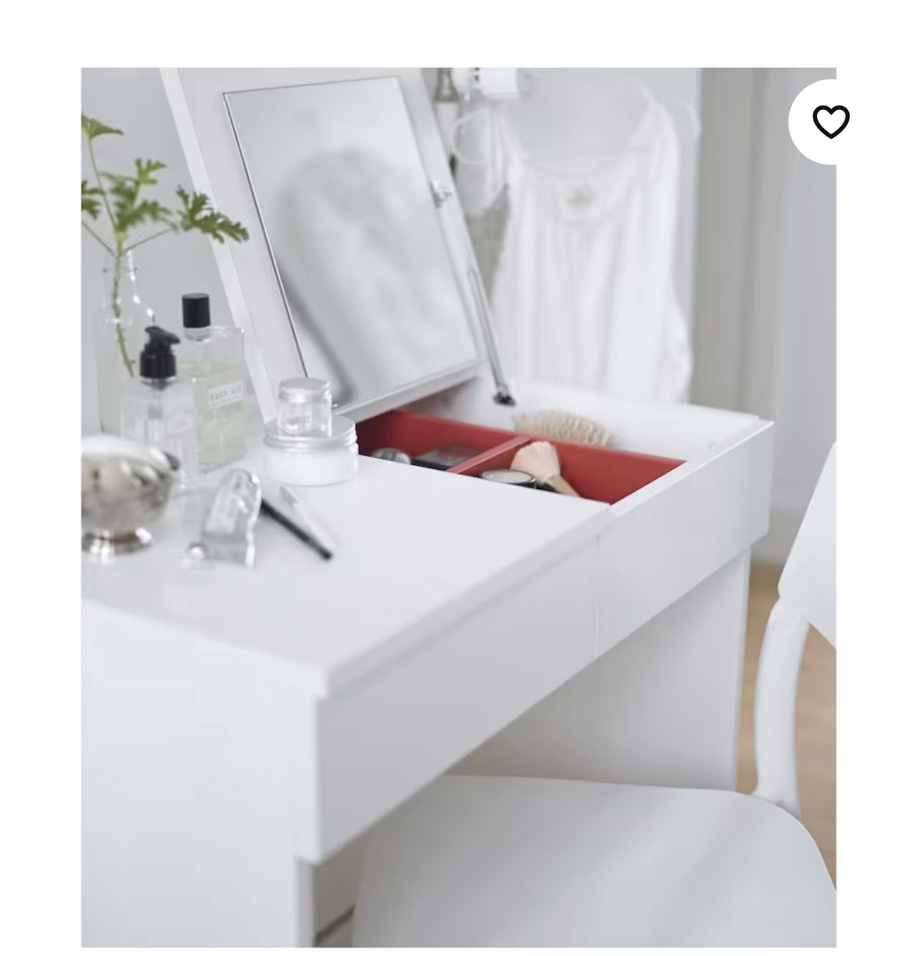 Brand New Vanity In A Box +brand New White Chair
