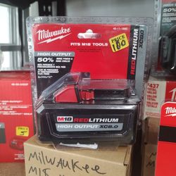 Milwaukee M18 Redlithium High Output Xc8.0 Battery 