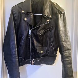 Vintage Netherlands Leather Biker Jacket S/M