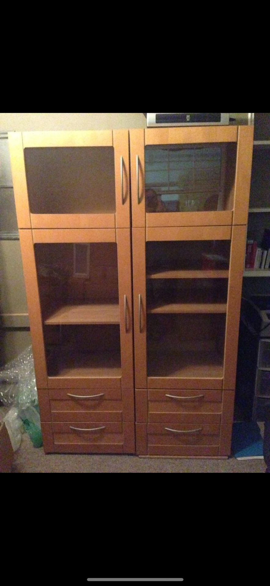 China/ Bookcase Cabinet Set