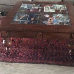 Haverty Table And Two Night Stand With 2 Lamps 