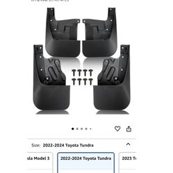 Toyota Tundra Mud Flaps 22-24