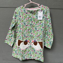 NWT Mini Boden hedgehog tunic 4/5y still in bag