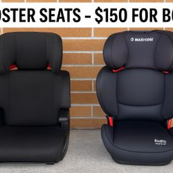 2 Booster Seats – Clek Oobr + Maxi-Cosi RodiFix – $150 for Both!