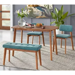 Beautiful 4 pc mid century modern style dining set(New)