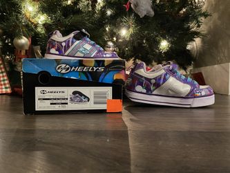 healy’s x2 purple and white, size 1 us barely used used like 3 times