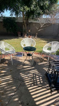 Chairs and a table