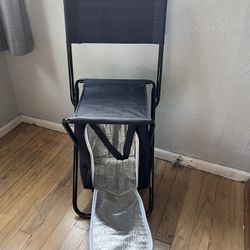 Brand New Folding Cooler Chair Holds 24 Cans 