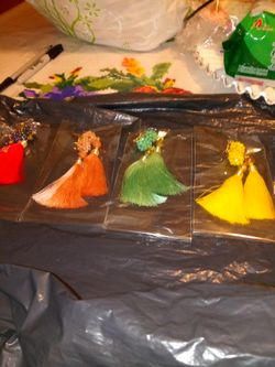 Aretes hechos a mano