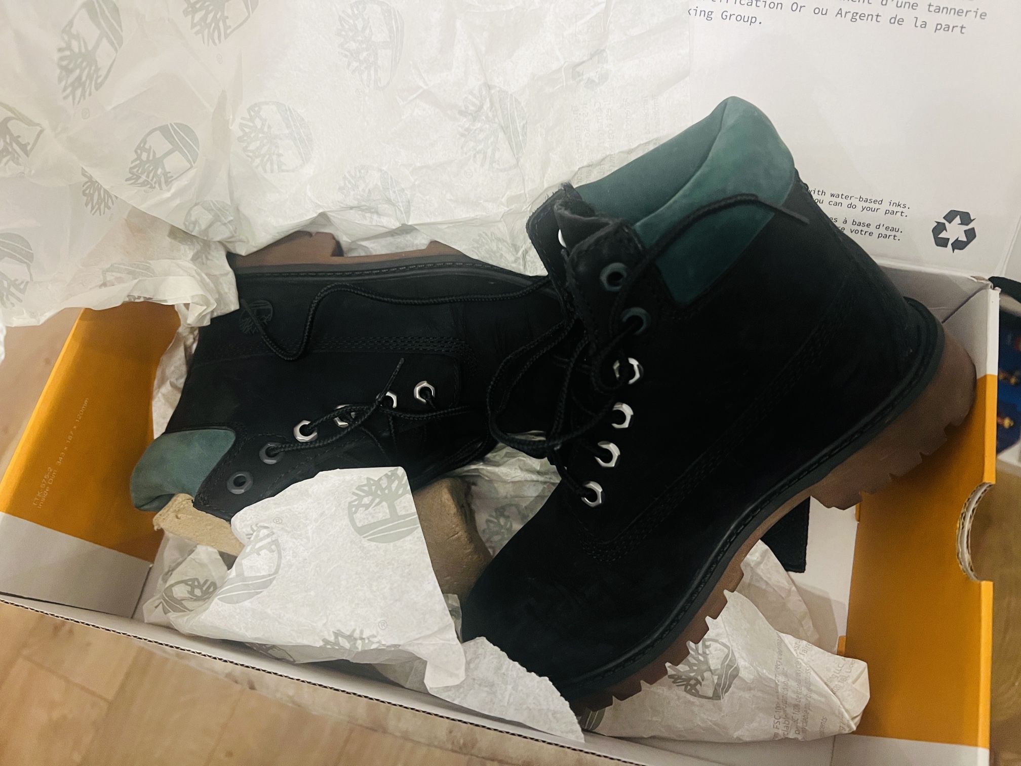 Youth Timberland Blk Nubuck