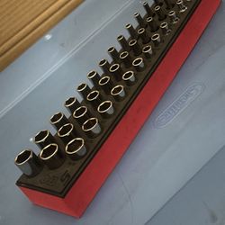 Snap-on Tools 39 pc 1/4" Drive 6-Point SAE Socket Set with PRO-F|™ Organization (1/8-5/8) (Red)