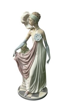 Lladro Porcelain Figurine #5283 Charleston Socialite 1920s Art Deco, Mint
