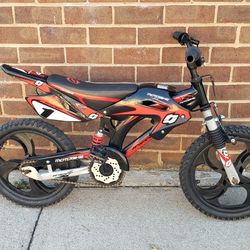 16" Kids Unisex Bike Black/Red