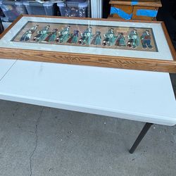 yeibichai Navajo dance sand art large framed Native American art