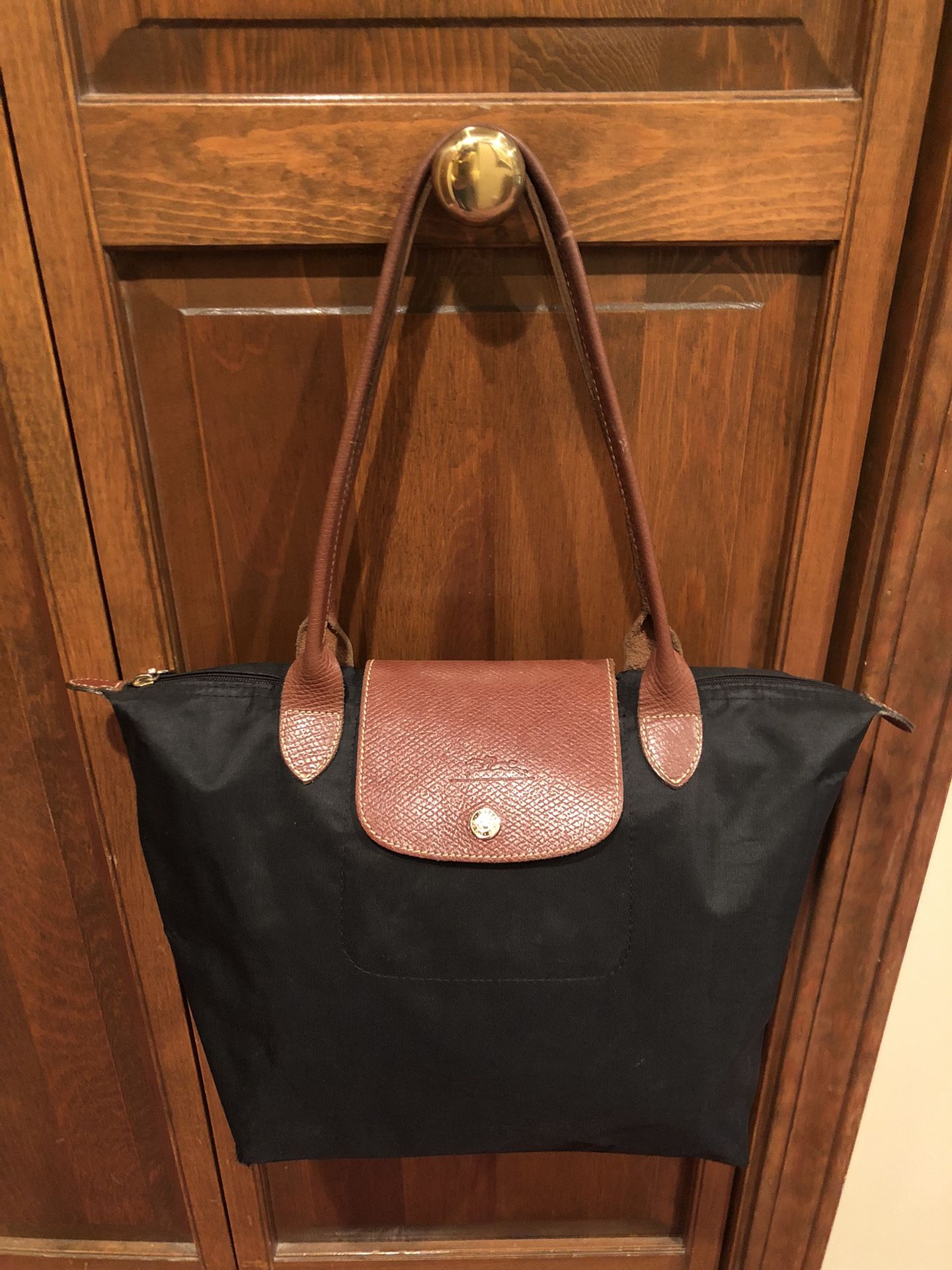 Longchamp Black Medium Tote