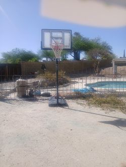 Lifetime Portable Basketball Hoop And 2 Extra New Nets