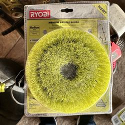 Ryobi Medium Bristle General Purpose Cleaning Brush 