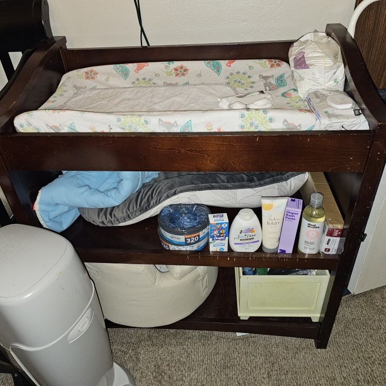 Changing table and misc. baby items