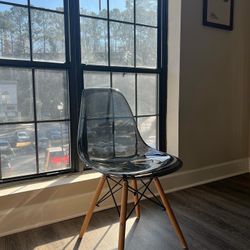 Transparent Mid Century Chair