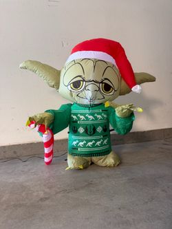 Christmas Airblown Inflatable Star War Yoda (New)