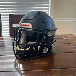 Black Riddell Speedflex Helmet