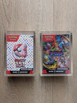 Pokemon 151 and phantasmal flames booster bundle