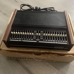 MXR 114 Stereo Graphic Equalizer, Vintage, In Great Condition 