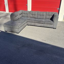 Gray Ashley Furniture L-Shaped Sectional - Free Delivery