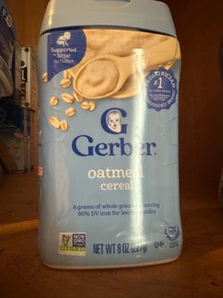 Gerber oatmeal cereal