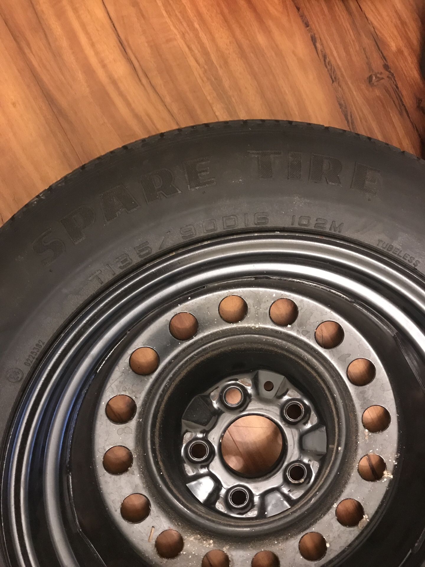 2015 Nissan Altima Spare Tire w/ Tire Jack