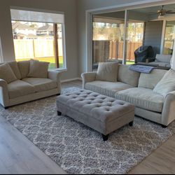 4-Piece Furniture Set (Sofa, Love Seat, Chair, Ottoman)