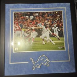Aidan Hutchinson Signed And Framed 