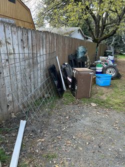 Free Pile, Tar Paper, Roofing, Tubs, Metal, Refrigerator, And More. Off 190th And Division 