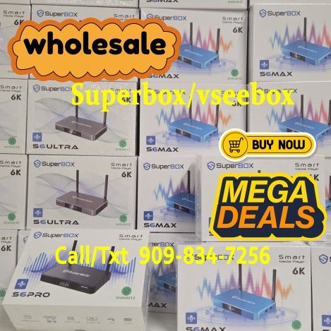SUPERBOX  SUPER BOX  S6PRO S6  ULTRA  1 YEAR WARRANTY  TV BOX  WHOLESALE AVAILABILITY