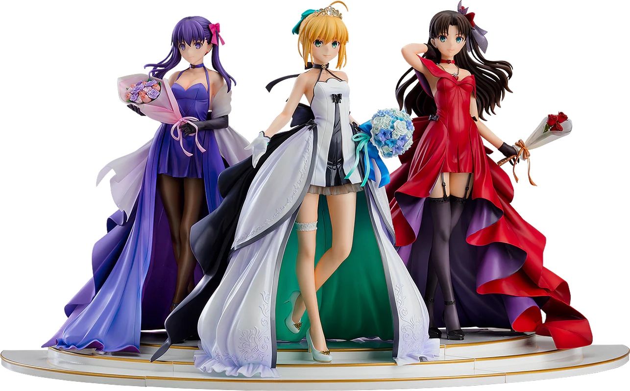 Fate/Stay Night Saber/Tohsaka Rin/Matou Sakura 1/7 15th Celebration Dress Ver.,All Products : American Fashion Style Bags On Sale