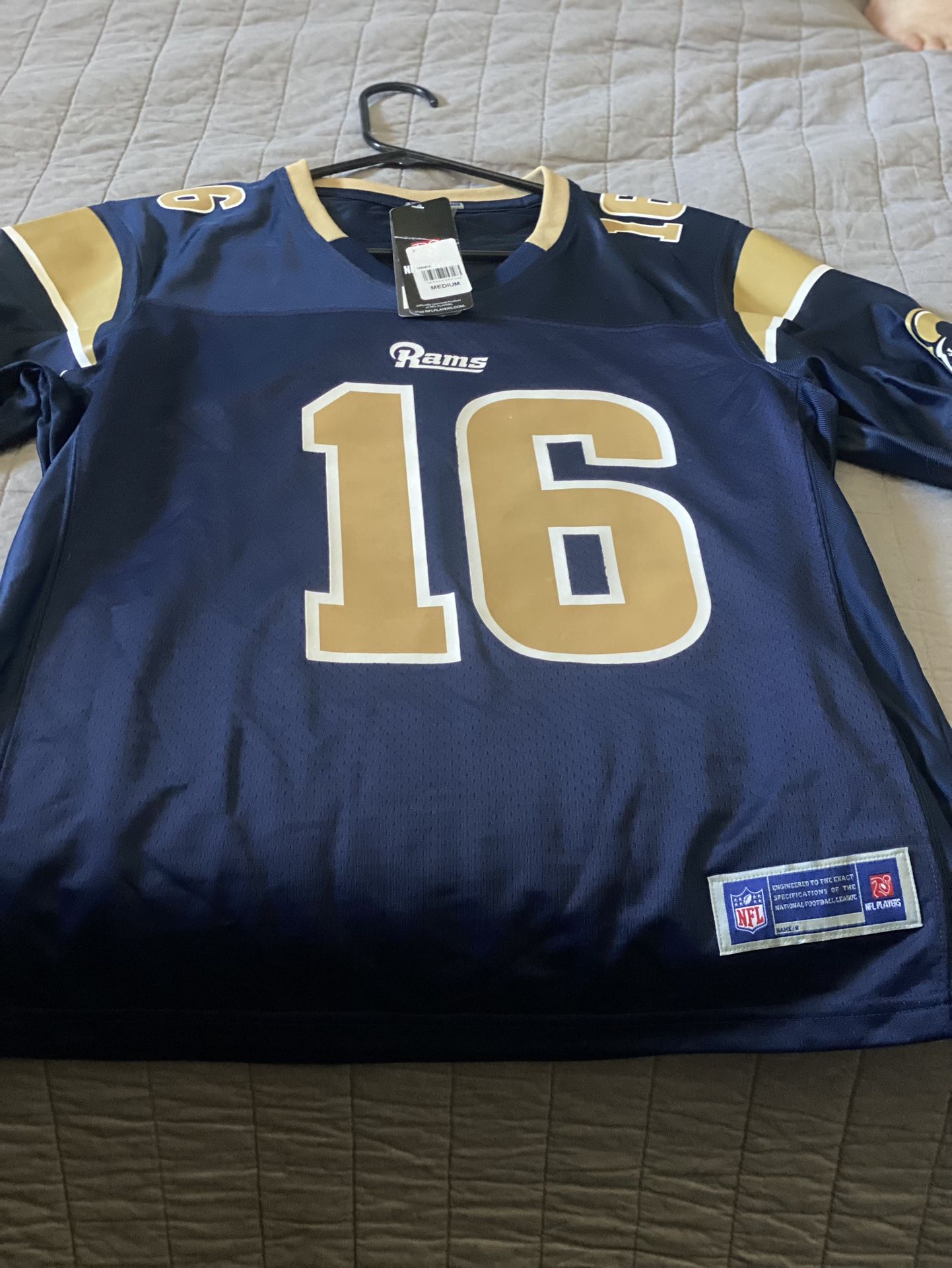 Los Angeles Rams Jared Goff #16 Super Bowl 53 On Field Jersey New With Tags!