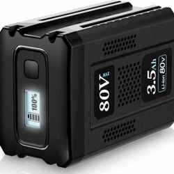 with Percentage LCD】3.5Ah Replacement Battery for Kobalt 80V MAX Lithium-Ion Battery KB2580-06 KB680-06 KB280-06 -RC for Cordless Power Tool Hi