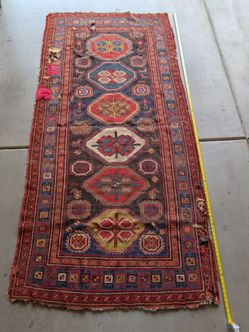 1920s Caucasian Rug 103"x48"
