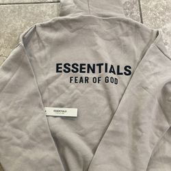 Essentials Fear Of God Hoodie - Brown/Tan - Large - New w/tags