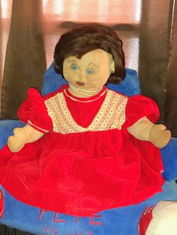 Doll Handmade In The 40's. 