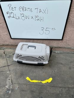 Pet Carrier Travel Crate Taxi 22x13x12