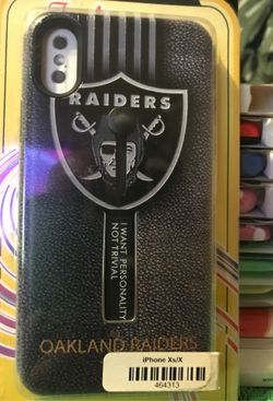 iPhone X Raiders case