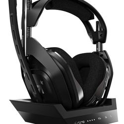 ASTRO Gaming A50 Wireless Headset + Base Station Gen 4 - Compatible With PS5, PS4, PC, Mac - Black/Silver