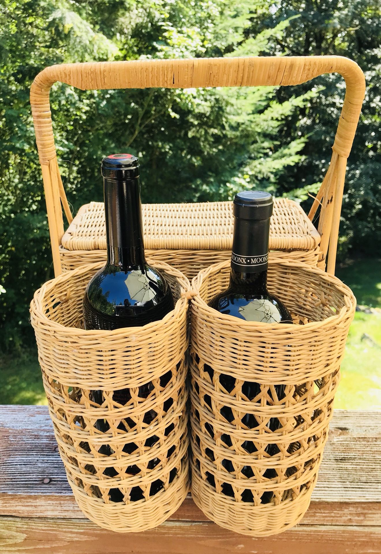 picnic basket + wine holder • for Sale in Issaquah, WA OfferUp