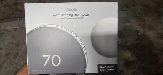 Google Nest Learning Thermostat + Sensor Pro Edition