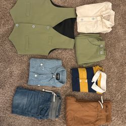 Boys 3T Clothing Bundle – 4 Stylish Outfits