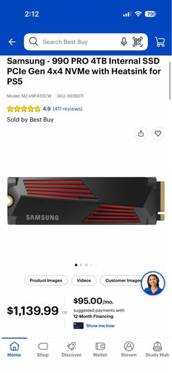SAMSUNG 990 Pro 4tb m.2