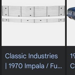 1970 IMPALA BILLET GRILL